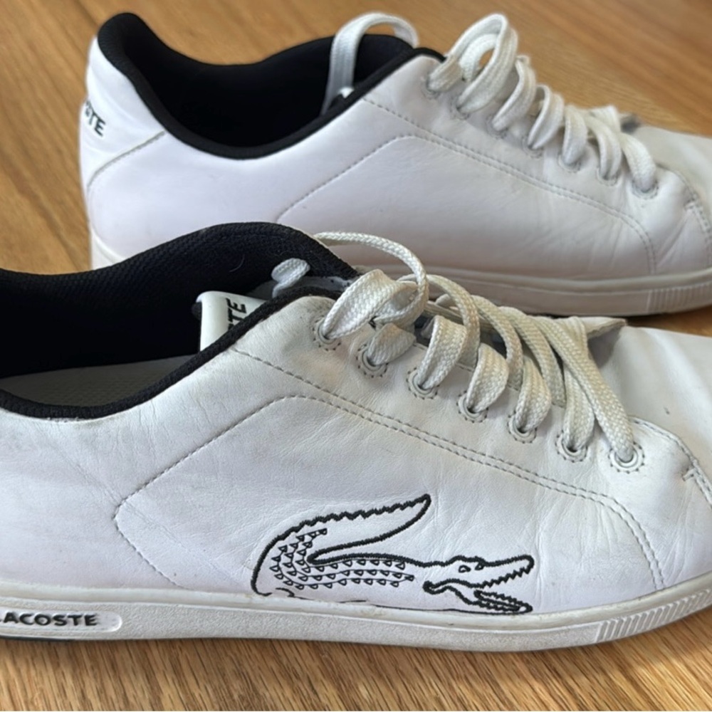 Lacoste Men's White Sneakers - 13